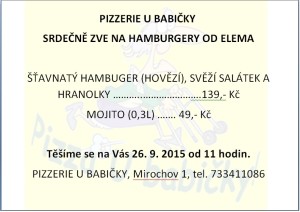 Hamburgery od Elema 2015